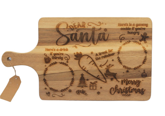 Charcuterie Board Dear Santa