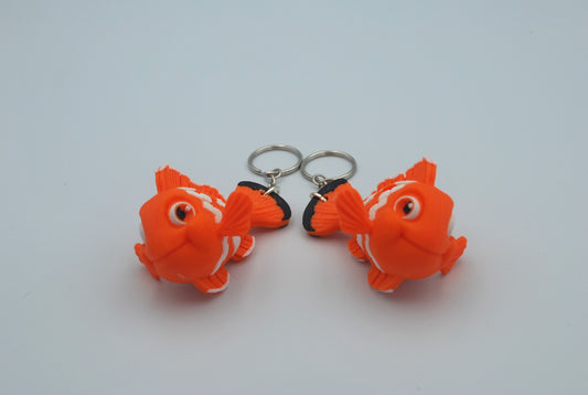 Clown Fish Keychain