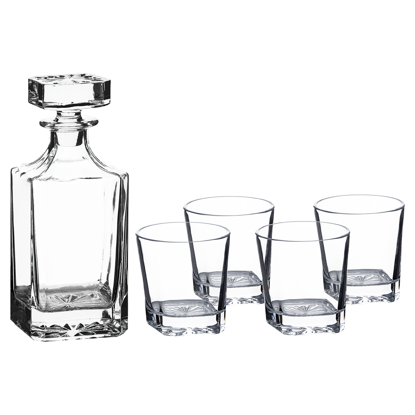 Decanter Set with Four 11 oz Rocks Glass