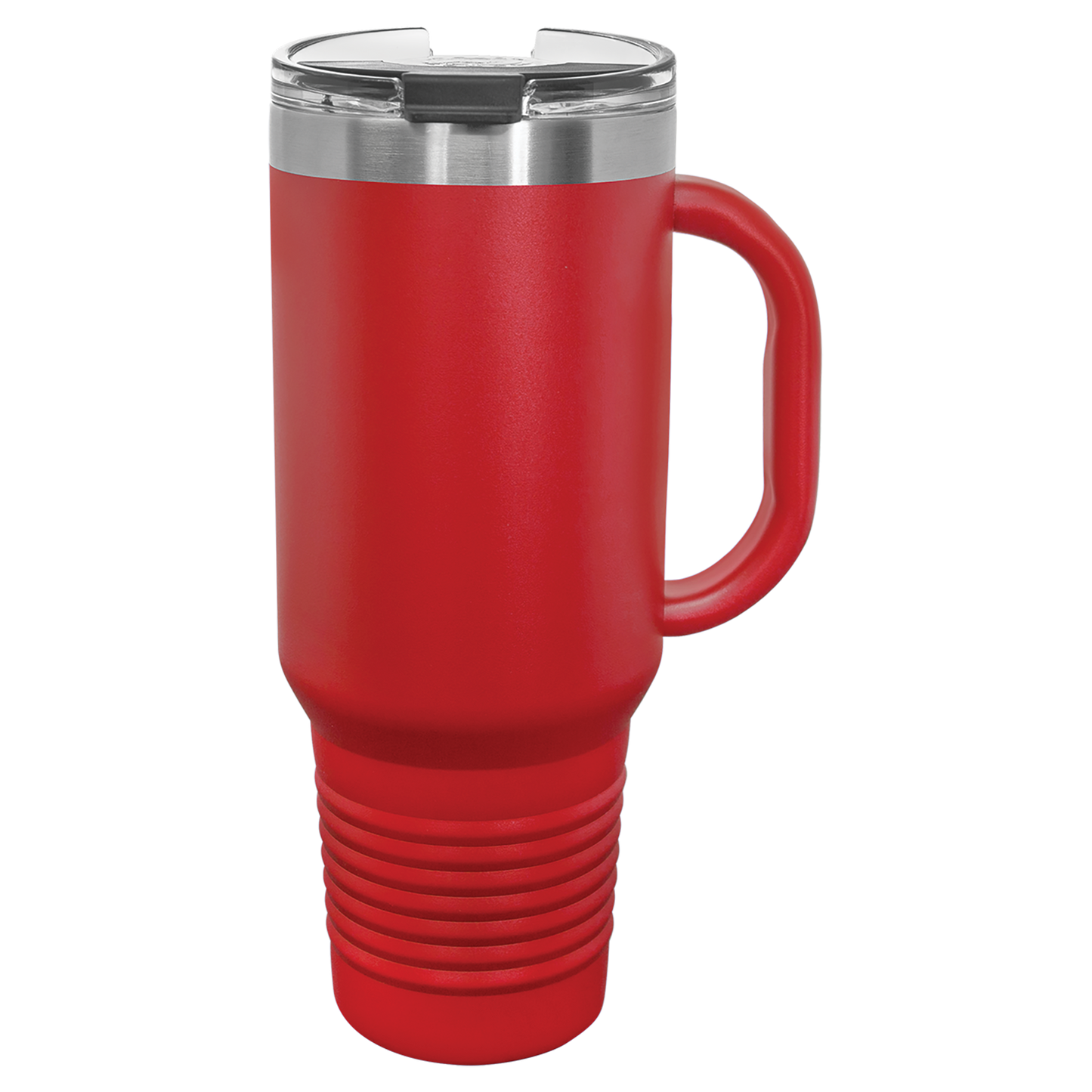 40 oz Travel Mug with Snap Lid & Straw